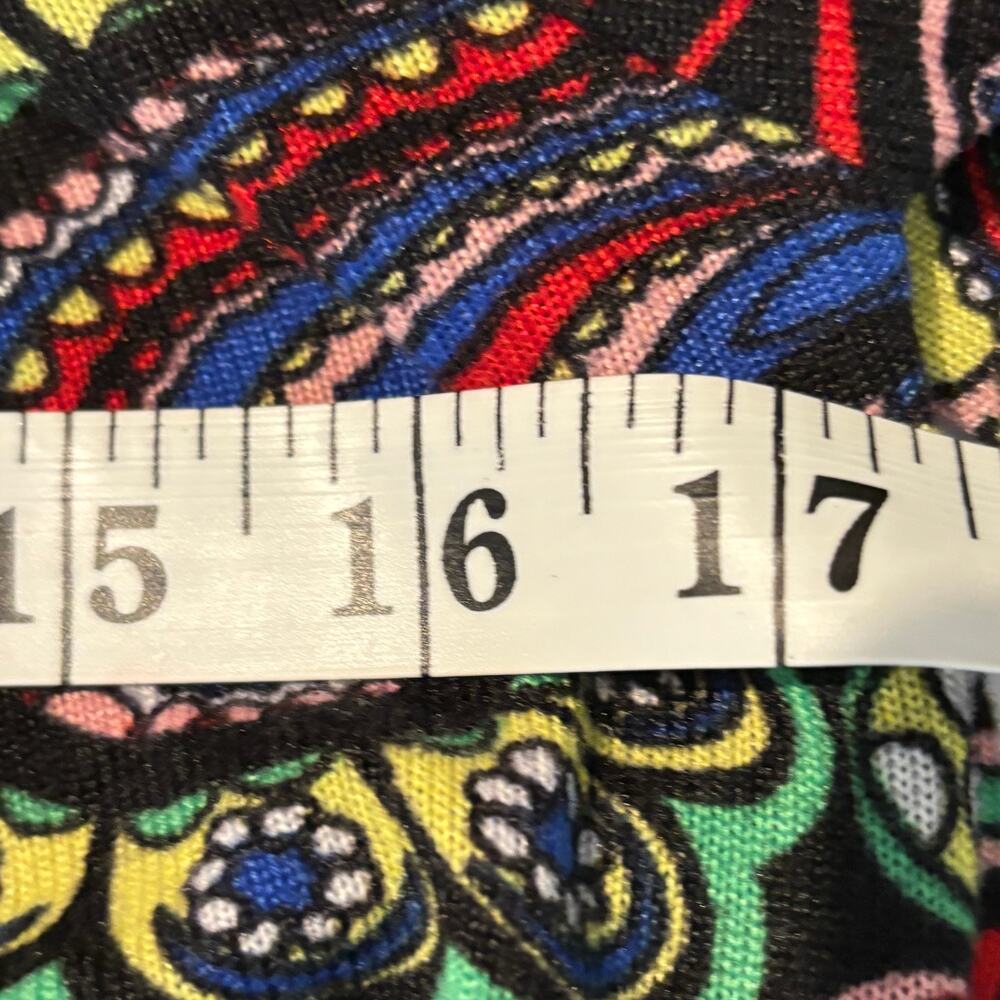 Colorful Paisley Bell Sleeve Tunic Dress/Top Women's Small/Medium - Picture 7 of 8